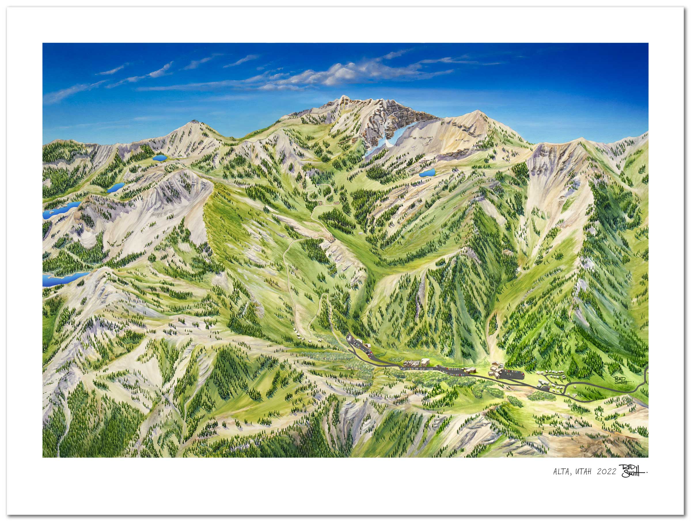 Alta Summer Map