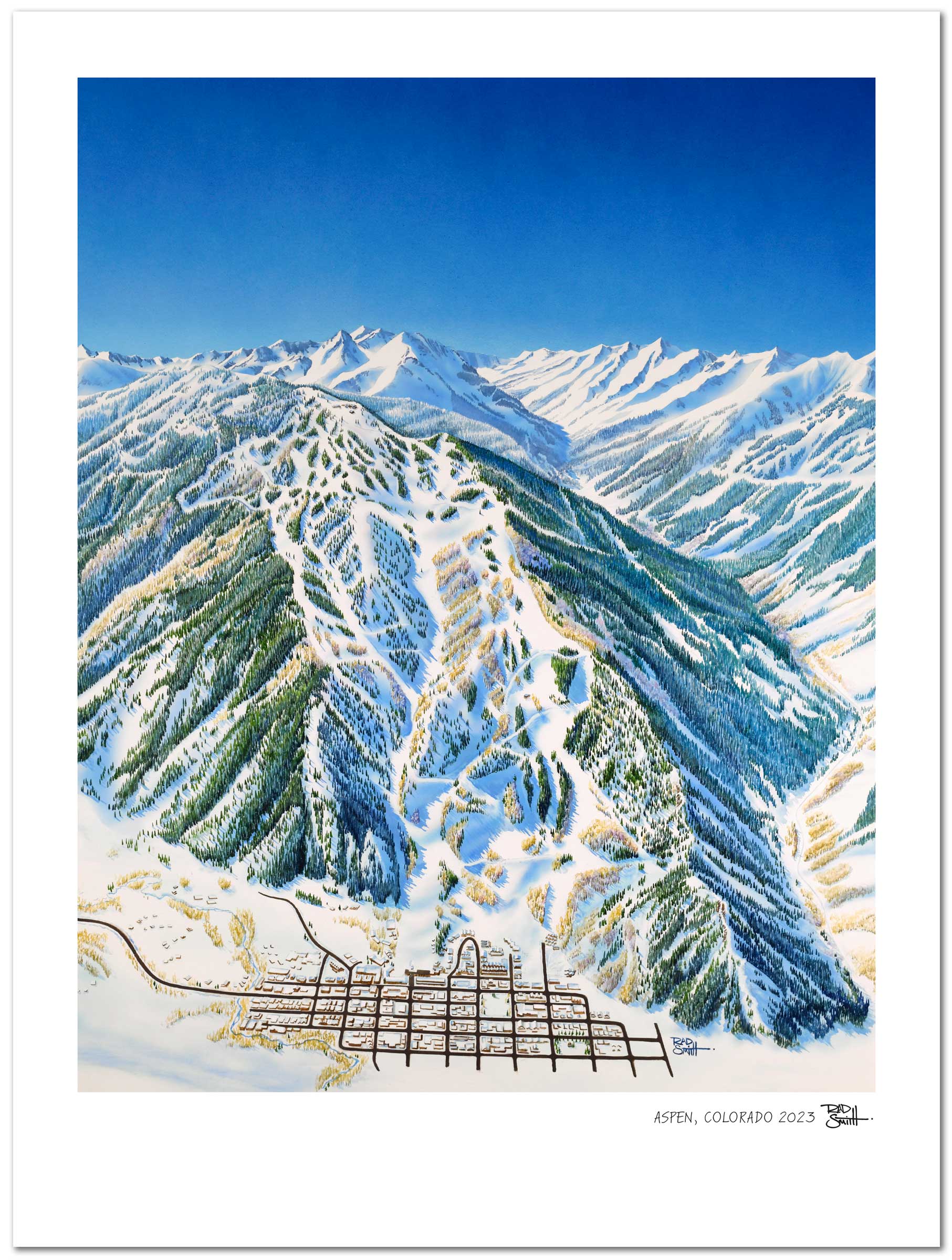 Aspen Ski Map