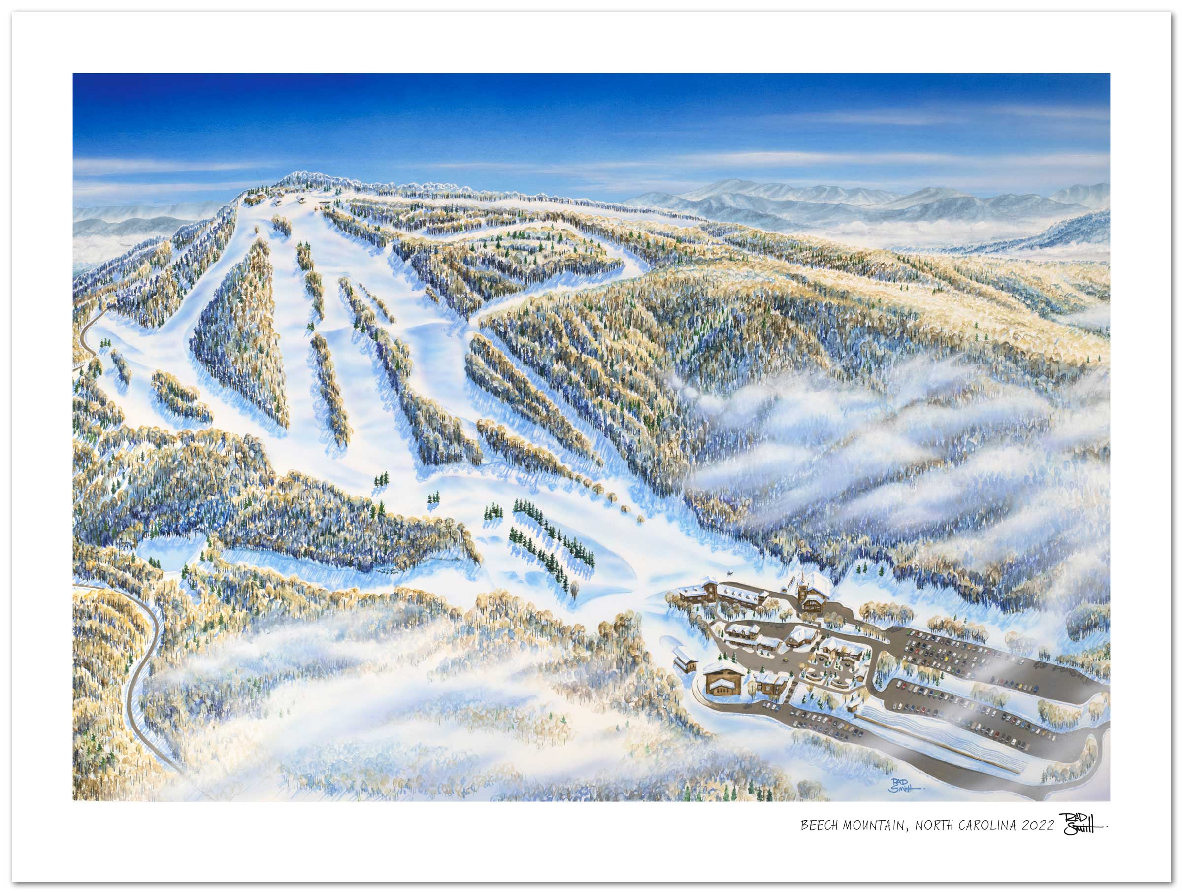 Beech Mountain Ski Map