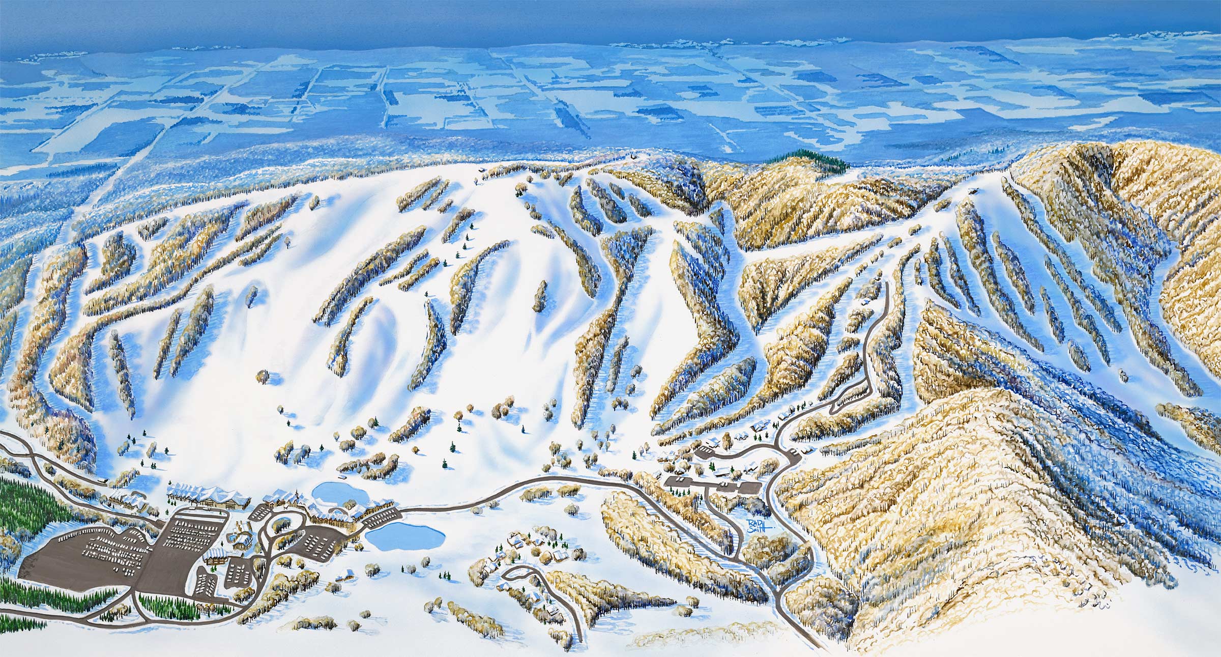 The Highlands Ski Map