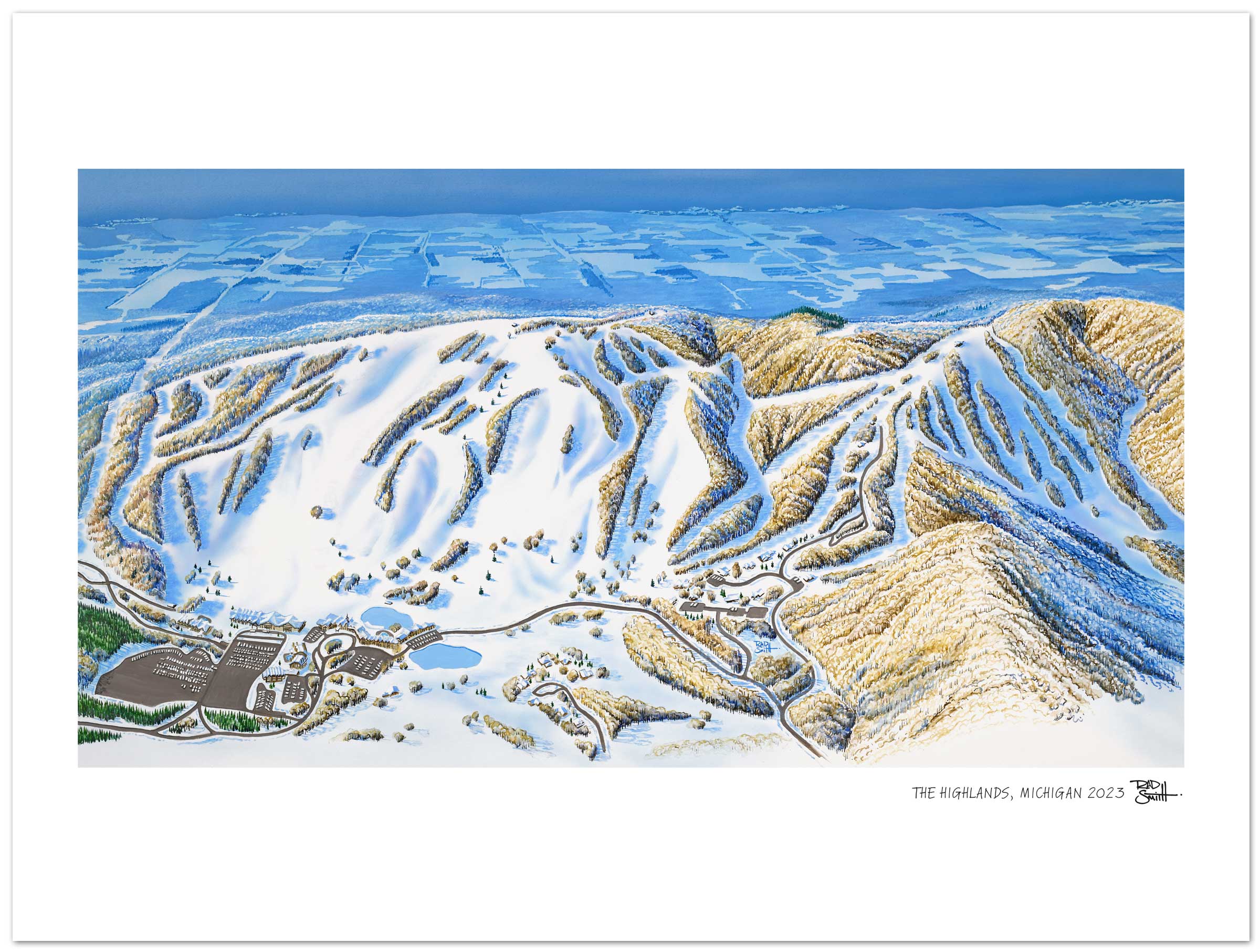 The Highlands Ski Map